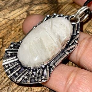 Scolecite Pendant 2 1/4”